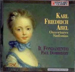 Ouvertures - Sinfonias  di Abel Carl Friedrich (1723-1787) - LP