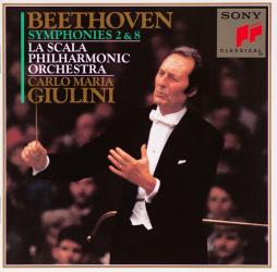 Sinfonia 2 In Re Magg. - Sinfonia 8 In Fa Magg. (Giulini) di Beethoven Ludwig Van (1770-1827) - LP