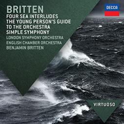 Four Sea Interludes - The Young Person's Guide To The Orchestra - Simple Symphony di Britten Benjamin (1913-1976) - CD Four Sea Interludes - The Young Person's Guide To The Orchestra - Simple Symphony di Britten Benjamin (1913-1976) - CD