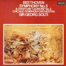 Symphonie 5 - Leonore Ouverture (Solti) di Beethoven Ludwig Van (1770-1827) - LP