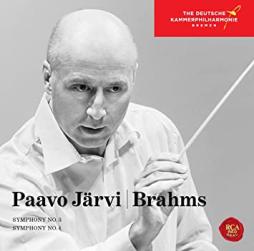 Sinfonie 3 - 4 (Jarvi) di Brahms Johannes (1833-1897) - CD