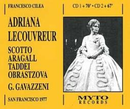 Adriana Lecouvreur (Scotto, Aragall, Taddei) di Cilea Francesco (1866-1950) - LP