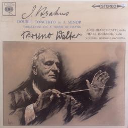 Double Concerto A Min. - Variations On A Theme Of Haydn (Walter) di Brahms Johannes (1833-1897) - LP