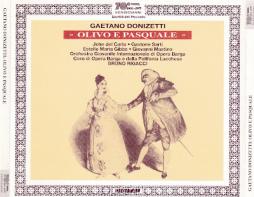 Olivo E Pasquale di Donizetti Gaetano (1797-1848) - CD Olivo E Pasquale di Donizetti Gaetano (1797-1848) - CD