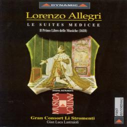 Suites Medicee (Primo Libro Delle Musiche 1618) di Allegri Lorenzo (1567-1648) - LP