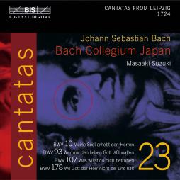 Cantatas BWV 10, 93, 107, 178 di Bach Johann Sebastian (1685-1750) - CD