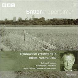 Britten The Performer (Notturno Op. 60) di Britten Benjamin (1913-1976) - CD