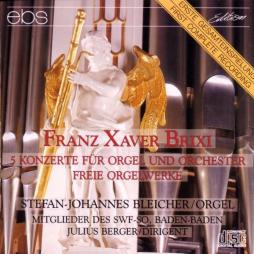 5 Konzerte Fur Orgel Und Orchester  di Brixi Franz Xaver (1732-1771) - CD