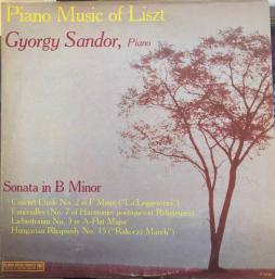 Piano Music Of Liszt (Sandor) di Liszt Franz (1811-1886) - LP