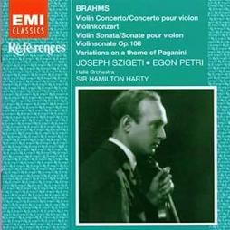 Concerto Per Violino - Sonata Per Violino 108 - Variazioni Su Un Tema Di Paganini (Szigeti) di Brahms Johannes (1833-1897) - CD Concerto Per Violino - Sonata Per Violino 108 - Variazioni Su Un Tema Di Paganini (Szigeti) di Brahms Johannes (1833-1897) - CD