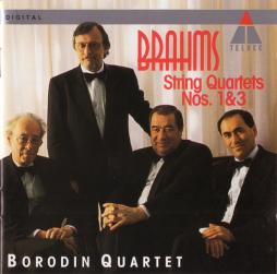 Quartetti D'archi 1, 3 (Borodin Quartet) di Brahms Johannes (1833-1897) - CD