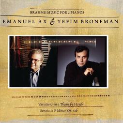Music For 2 Pianos: Sonata Op. 34b - Variazioni Su Un Tema Di Haydn (Ax, Bronfman) di Brahms Johannes (1833-1897) - LP