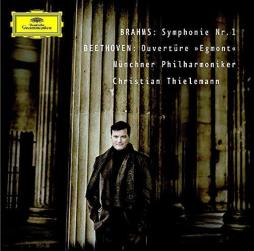 Sinfonia 1 (Brahms) - Egmont Ouverture (Beethoven) (Thielemann) di Brahms Johannes (1833-1897) - CD
