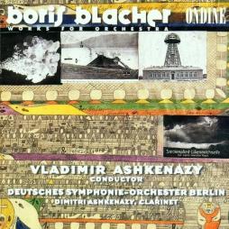 Works For Orchestra (Concertante Musik - Suite Da Furstin Tarakanova - Due Invenzioni - Musica Per Cleveland - Concerto Per Clarinetto E Orchestra Da Camera (Ashkenazy) di Blacher Boris (1903-1975) - LP