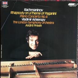 Rapsodia Su Un Tema Di Paganini (Ashkenazy) di Rachmaninov Sergej Vasilevich (1873-1943) - LP