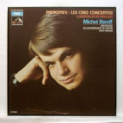 5 Concerti Per Pianoforte (Beroff) di Prokofiev Sergej (1891-1953) - LP