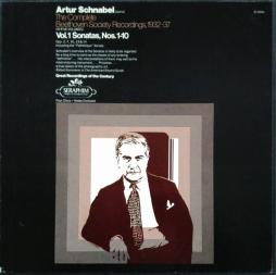 Sonate Per Pianoforte 1-10 Vol. 1 (Schnabel)  di Beethoven Ludwig Van (1770-1827) - LP