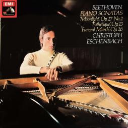 Sonate 8 (Patetica), 12 (Marcia Funebre), 14 (Chiaro Di Luna) (Eschenbach) di Beethoven Ludwig Van (1770-1827) - LP