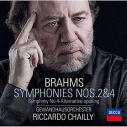 Sinfonie 2, 4 (Chailly) di Brahms Johannes (1833-1897) - CD