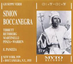 Simon Boccanegra (Panizza) di Verdi Giuseppe (1813-1901) - CD