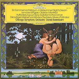 Overtures Tedesche (Mozart, Weber, Mendelssohn, Nicolai) di Barenboim Daniel (1942) - LP