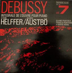 Integrale Dell'opera Pianistica Vol. 7 (Opere Per Due Pianoforti E Opere Per Pianoforte A Quattro Mani) (Helffer/Austbo) di Debussy Claude (1862-1918) - LP