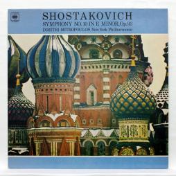 Sinfonia 10 (Mitropoulos) di Shostakovich Dmitri (1906-1975) - LP