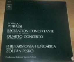 Récréation Concertante - Quarto Concerto (Pesko) di Petrassi Goffredo (1904-2003) - CD