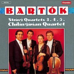 Quartetti D'archi 3-5 (Chilingirian Quartet) di Bartok Bela (1881-1945) - CD