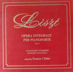 Opera Integrale Per Pianoforte Vol. 2 (Clidat) di Liszt Franz (1811-1886) - CD