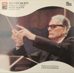 Mendelssohn: Sinfonia N. 4/ Schumann: Sinfonia N. 4 (Klemperer) di Mendelssohn Felix (1809-1847) - LP