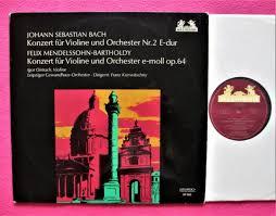 ConcertoN. 2 In MI Maggiore Per Violino E Orchestra (Oistrach) di Bach Johann Sebastian (1685-1750) - LP