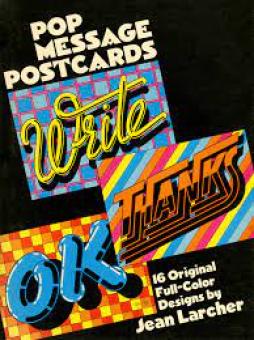Pop Message Postcards  di Larcher - libri