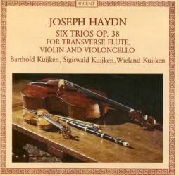 Sei Trio Op. 38 Per Flauto Traverso, Violino E Violoncello di Haydn Franz Joseph (1732-1809) - CD