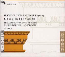 Sinfonie 1761-1763: 6, 7, 8, 9, 12, 13, 16, 40 & 72 (Hogwood) di Haydn Franz Joseph (1732-1809) - CD