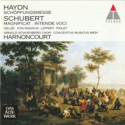 Haydn: Schopfungsmesse/ Schubert: Magnificat (Harnoncourt) di Haydn Franz Joseph (1732-1809) - CD