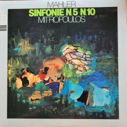 Sinfonie 5, 10 (Mitropoulos) di Mahler Gustav (1860-1911) - LP