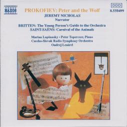 Pierino E Il Lupo - Il Carnevale Degli Animali (Saint-Saens) (Lenard) di Prokofiev Sergej (1891-1953) - CD