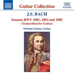Sonate BWV 1001, 1003, 1005 (trascrizioni Per Chitarra, Goluses) di Bach Johann Sebastian (1685-1750) - CD