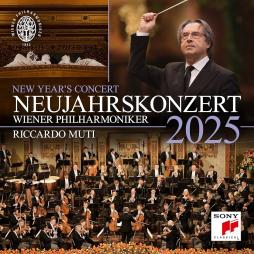 Concerto Di Capodanno 2025. Filarmonica Di Vienna Diretta Da Riccardo Muti di AA.VV. (Compositori) - CD