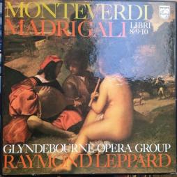 Madrigali Libri 8-9-10 (Leppard) di Monteverdi Claudio (1567-1643) - LP