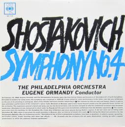 Sinfonia 4 (Omandy) di Shostakovich Dmitri (1906-1975) - LP
