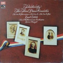 I Tre Concerti Per Pianoforte (Gilels) di Tchaikovsky Pietr Il'ic (1840-1893) - LP