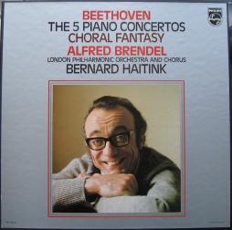 I Cinque Concerti Per Pianoforte (Brendel) di Beethoven Ludwig Van (1770-1827) - LP