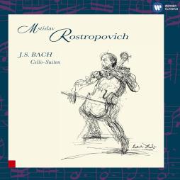 6 Suites Per Violoncello (Rostropovich) di Bach Johann Sebastian (1685-1750) - CD