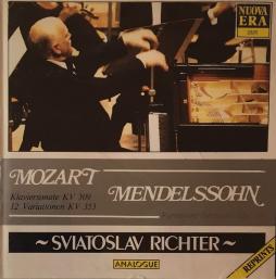 KLAVIERSONATE KV 309 12 VARIATIONEN KV 353 VARIATIONS SERIEUSES OP. 54 MOZART MENDELSSOHN RICHTER di Mozart W. A. (1756-1791) - cd KLAVIERSONATE KV 309 12 VARIATIONEN KV 353 VARIATIONS SERIEUSES OP. 54 MOZART MENDELSSOHN RICHTER di Mozart W. A. (1756-1791) - cd