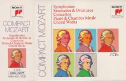 SYMPHONIES SERENADES E OVERTURES CONCERTOS PIANO E CHAMBER MUSIC 5CD di Mozart W. A. (1756-1791) - CD