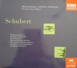 Mehrstimmiges Weltliches Vokalwerk Secular Vocal Music 4CD di Schubert Franz (1797-1828)