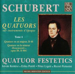 Les Quatuors Tomo 4 di Schubert Franz (1797-1828) - cd
