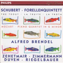 FORELLENQUINTETT THE TROUT  LA TRUITE LA TROTA PIANO QUARTET IN G MINOR di Schubert Franz (1797-1828) - CD